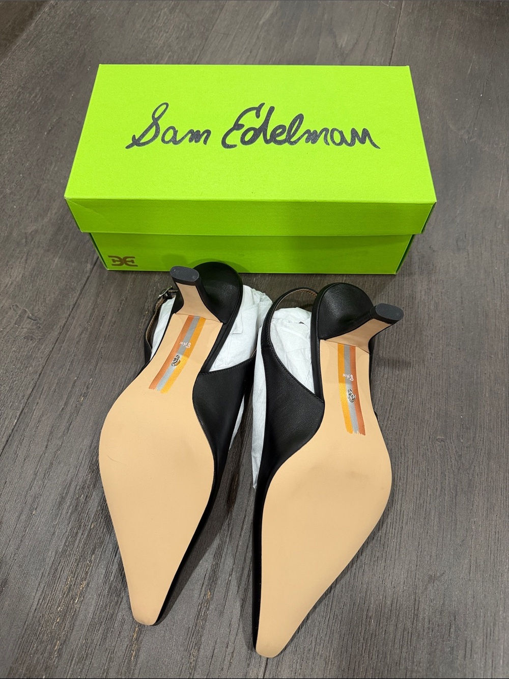 Sam Edelman Bianka Sling back Heels - Picture 7 of 8